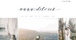 Desktop Screenshot of annadelores.com
